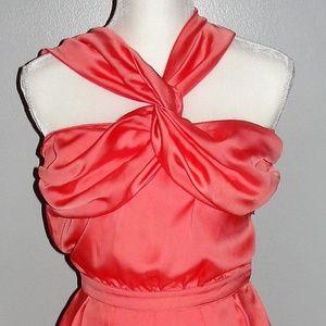 Peach Narciss Cocktail Dress
